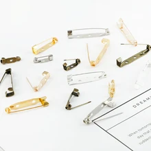 10 шт./лот 15/20/25/30/35 мм железная Брошь Зажим заготовки для шпилек пустой базовый набор «сделай сам» для Костюмы украшения, украшения своими руками, аксессуары