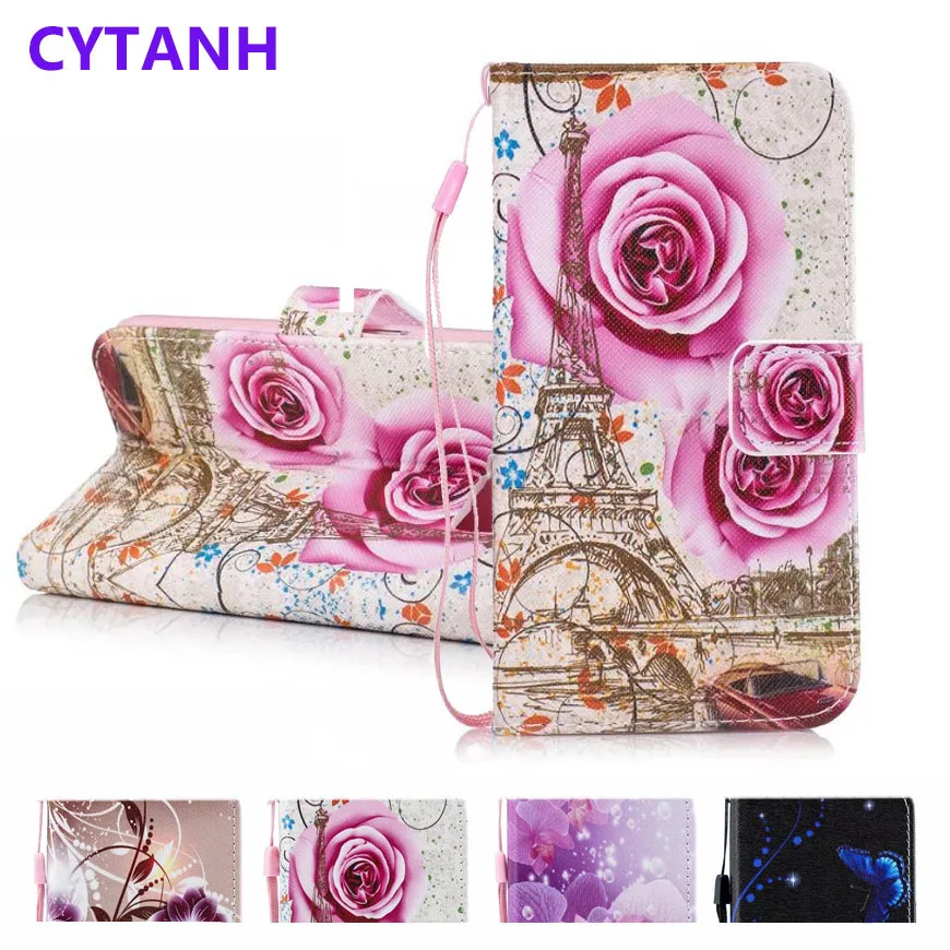 Art Painting Flower Book Wallet Flip Leather Cover Soft Case for Oneplus 5T 6T 7 Pro One Plus 7pro Phone Cases |