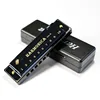 10 Holes Key of C Blues Harmonica Musical Instrument Educational Toy with Case Chromatic Harmonica ► Photo 2/5