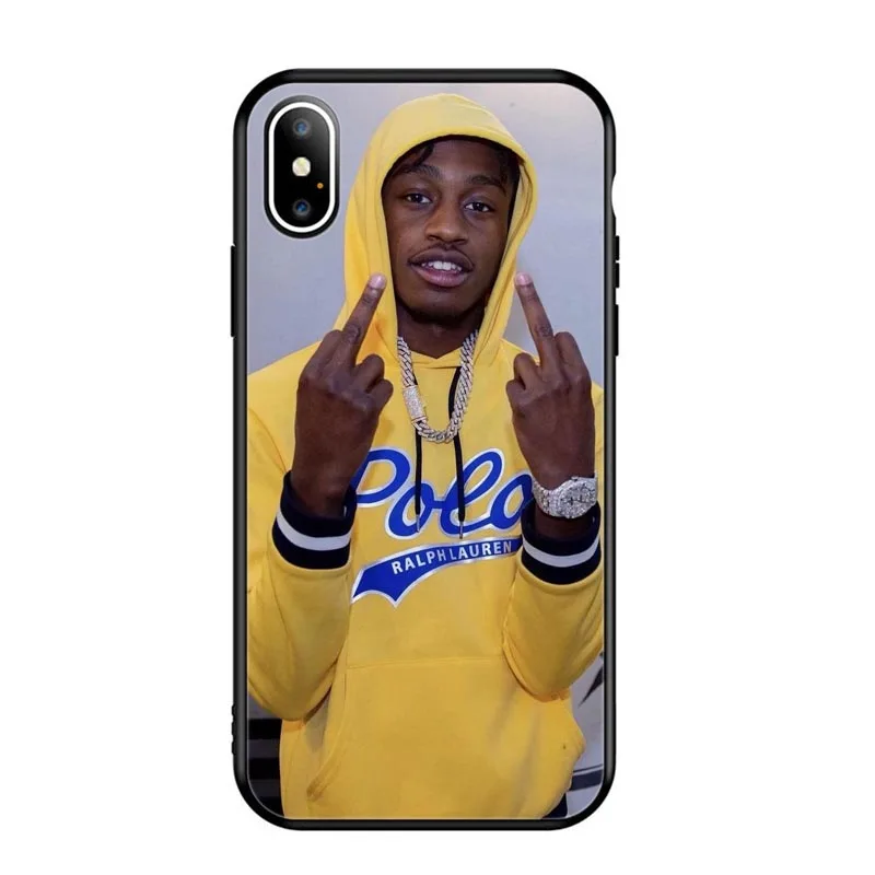TPU Lil Tjay, реперские кепки чехол для iPhone X XS MAX XR чехол в стиле «хип-хоп» DaBaby силиконовый чехол для iPhone 7 8 SE 5 5S 6 6s plus iPhone 7 iPhone 8 Plus - Цвет: TPU