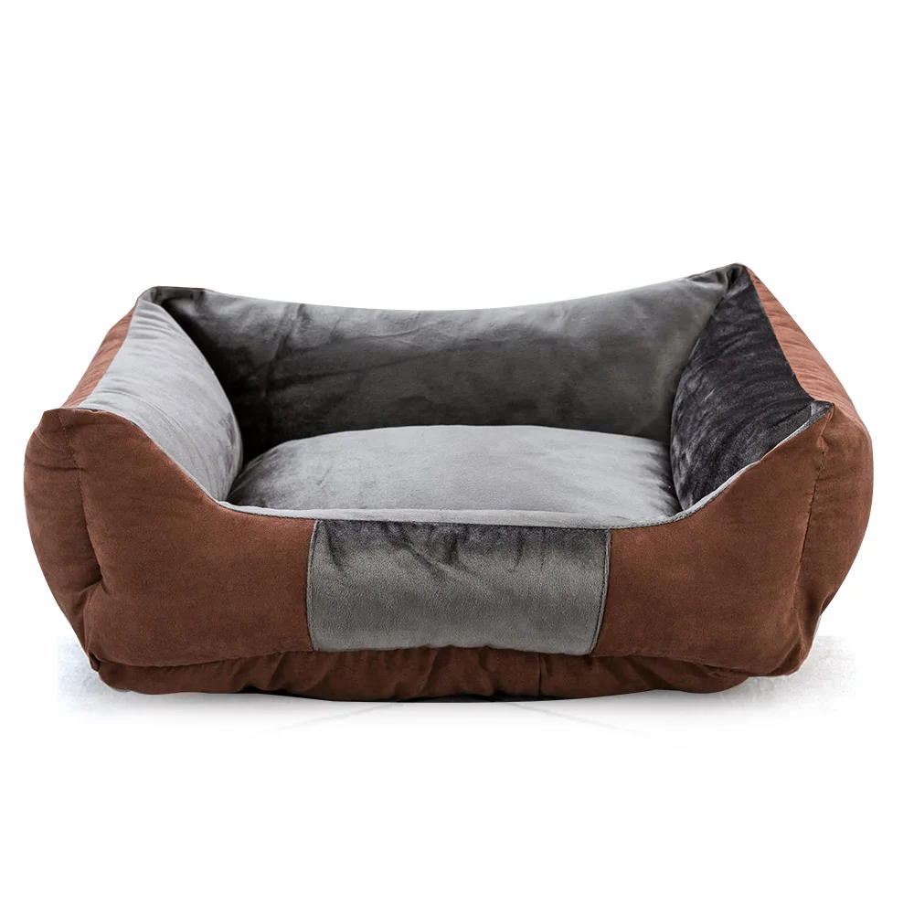 S/M/L/XL Pet Bed Soft Pet Bed Warming Puppy Bed House Soft Material Nest Dog Baskets Winter Warm Kennel For Cat Puppy Supplies