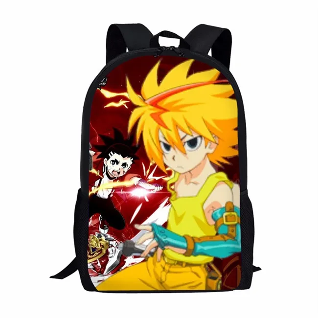 As Pictures Студенческая сумка для книг с героями мультфильмов Beyblade Burst Evolution, школьный рюкзак для подростков, девочек и мальчиков, школьный рюкзак на заказ, Mochila - Цвет: As Pictures