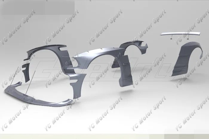 FRP волоконное стекло PD Style Bodykit подходит для 1998 2005 E46 M3 Coupe Body Kit передняя губа