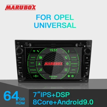 

Marubox KD7408 Car Multimedia Player for Opel Astra Vectra, 64GB Car DVD Player with DSP, GPS Navigation, Bluetooth, Android 9.0
