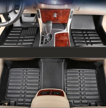 

leather car floor mats carpet rug for toyota highlander 2011 2012 2013 2014 2015 2016 2017 2018 2019 accessories parts