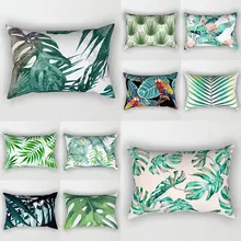 

Tropical Leaf Cactus Cushion Cover Polyester Throw Pillow Case Sofa Home Decor Decoration Pillowcase Pillow covers 30*50cm