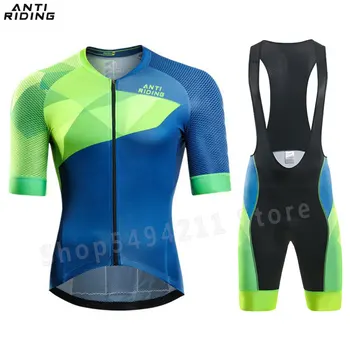 

New Cycling Clothing Short Sleeve Jersey Set pro Road Bike Short Clothes Summer Bicycle Triathlon Skinsuit Cycle Shirt