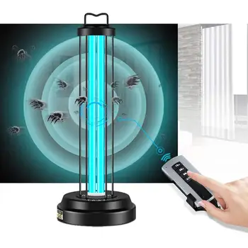 

Home UV Antibacterial Germicidal Lamp Germicidal Sterilizer Lamp Remote Control Timing Disinfection Light