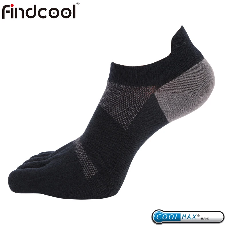 Findcool носки с пятью пальцами высокого качества Coolmax мужские дышащие