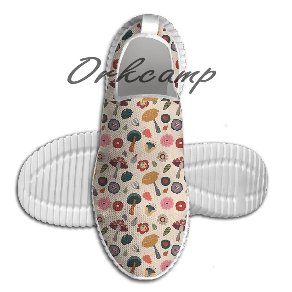Sport Running Shoes Woodland Floral Seamless Pattern Light Weight Walking Breathable Mesh Yoga | Спорт и развлечения