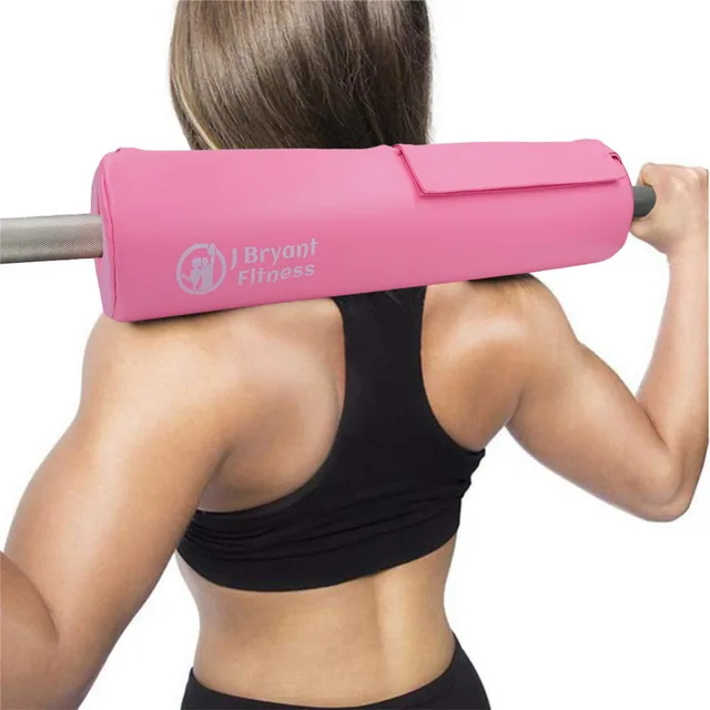 Hip Thrusts Barbell Squat Pad Non-Slip with Thick Foam PU Leather Padding Neck Shoulders Protective Gym Weightlifting Training 4