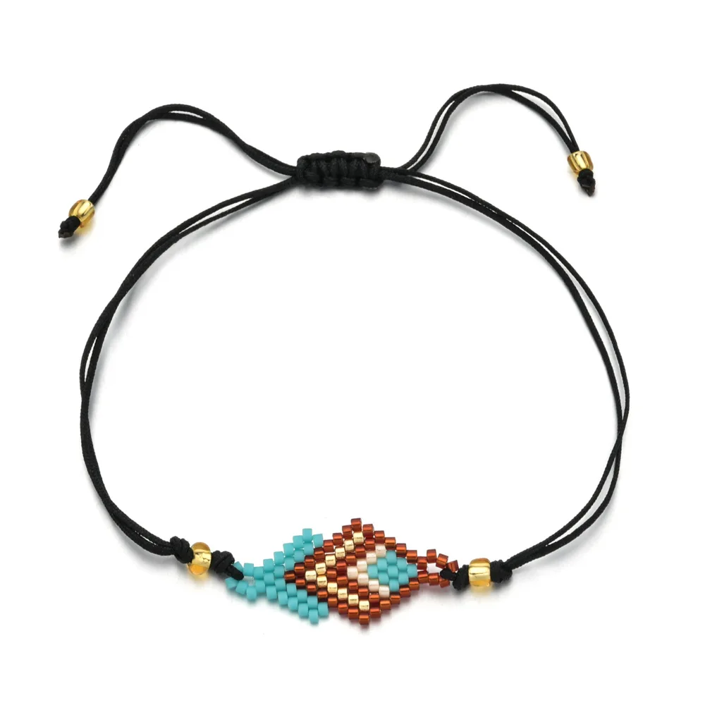 G.YCX Регулируемая Стрела Pulseras handknit Miyuki браслет женский Boho красочный бисер сестра