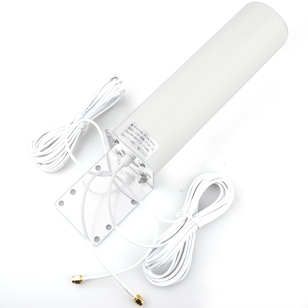 Wi-Fi антенна 4G 3g LTE Antena 12dBi SMA Мужской 5 м двойной кабель 2,4 ГГц для huawei B315 E8372 E3372 zte роутеры