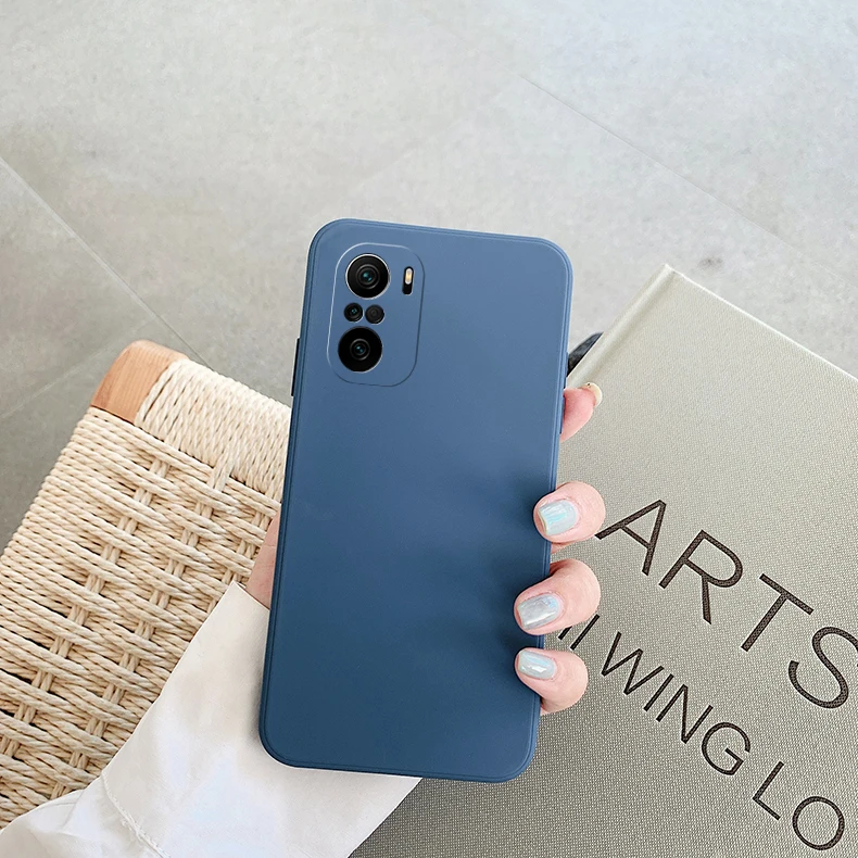 Für XiaoMi RedMi Hinweis 10 10s 10T 10 Pro Platz Flüssigkeit Silikon Fall Hinweis 9 9S 9T 9A 9AT NOTE10 5G 4G Mode Gummi Weichen_voghion.com