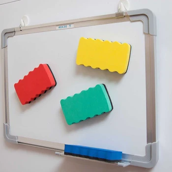 

8pcs Magnetic Writing Board Eraser Whiteboard Eraser for Classroom Office Flannel Whiteboard Eraser School Plastic Marker