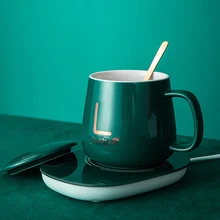 USB kubek elektryczny podgrzewacz kawy kufel kubek mata podkładka ocieplająca dla Home Office herbata mleczna Auto-off prezent czajnik elektryczny urządzenia domowe tanie tanio TREND CAT CN (pochodzenie) ROHS 750 w 220-240 v