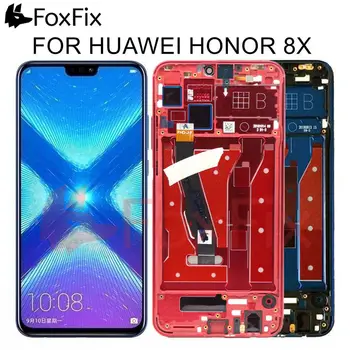 

FoxFix Display For Huawei Honor 8X LCD Display View 10 Lite LCD Touch Screen JSN L21 L22 L23 L42 LX1 Honor 8X Display with Frame