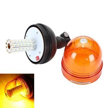 

40 LED Car LED Rotating Flashing Amber Beacon Car Warning Light Emergency Flashing Light Safety-Signal Light for Tractor Truck S