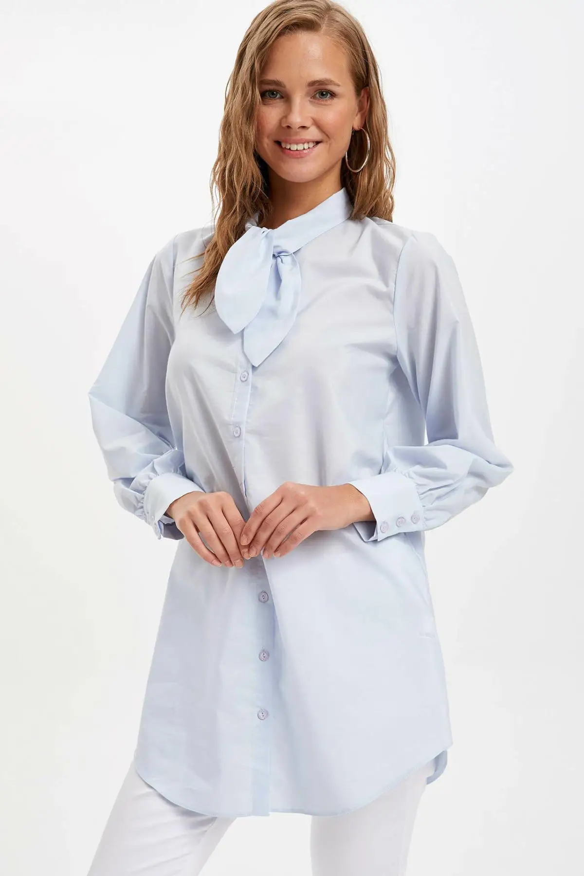 

DeFacto Woman Long Sleeve Woven Tunic-M3553AZ19AU