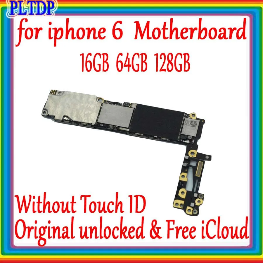 Оригинальная разблокированная материнская плата для iphone 6 4 7 дюйма 16 ГБ/64 Гб/128 ГБ