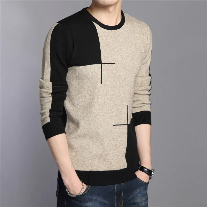 Mens Sweaters and Pullovers Winter Pullover New Arrival Knitted Male Sweater Wool Menswear High Quality Pull Homme 1169