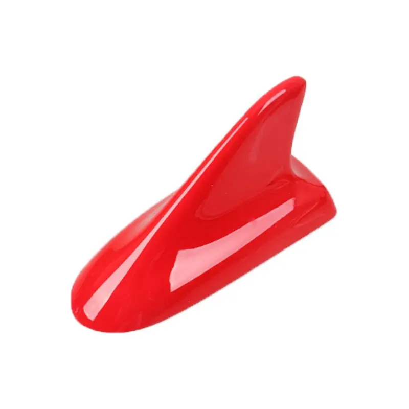 Для Nissan Honda Toyota Camry акульих плавников декоративная антенна автомобильная антенна крыша аксессуары белый красный серебристый черный Универсальный - Color: Red