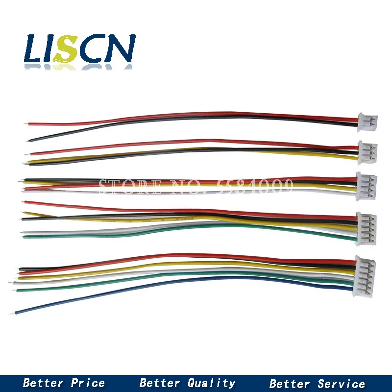 10Set 10CM/15CM/20CM JST 1.25 2/3/4/5/6 pin male female plug connector with wire 1.25MM 2pin/3pin/4pin/5pin cable 2p/3p/4p/5p/6p wire connector terminals wire connector electrical connectors connector with cable electrical connector cable connector