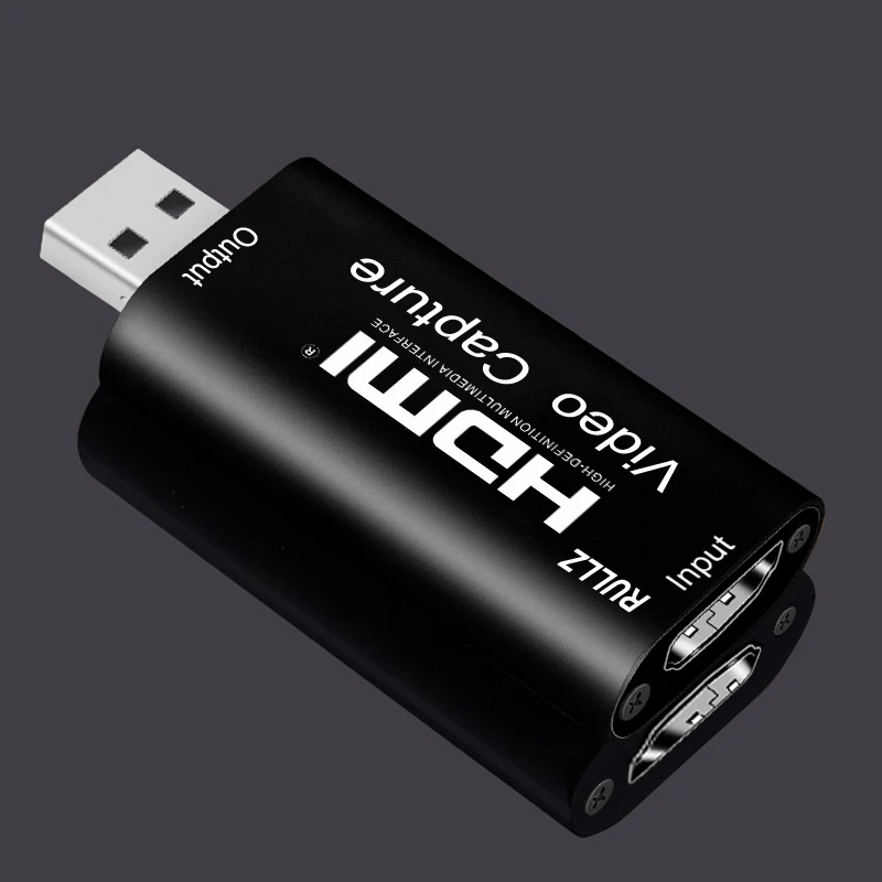 Мини карта видеозахвата Rullz USB 2 0 HDMI игровая HD камера записывающая коробка