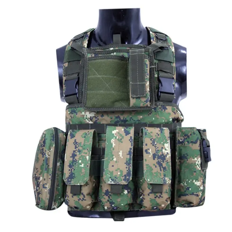 

New Sports Safety Tactical Vest Camouflage Multi-function Combat Vest CS Hunting Tactical Equipment 2019