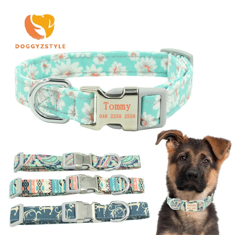 dog id collars personalized