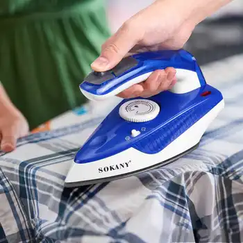 

1000W Spray Steam Iron Clothes Ironing Steamer Folding Handle Electric Irons Ceramic Soleplate for Garment Steam Generator
