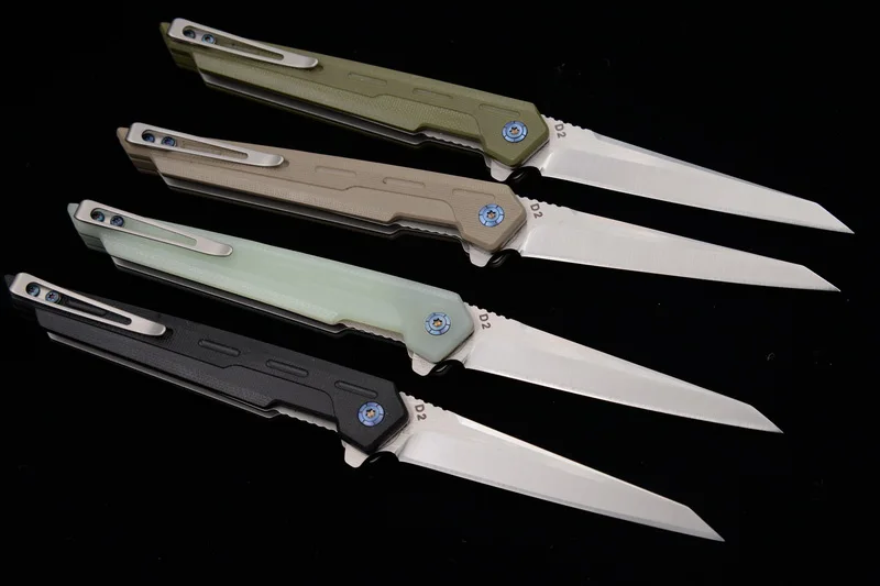 Eafengrow EF1101 G10 Ручка D-2 лезвие Кемпинг Рыбалка Охота Открытый выживания карманный фруктовый EDC Инструмент Универсальный складной нож
