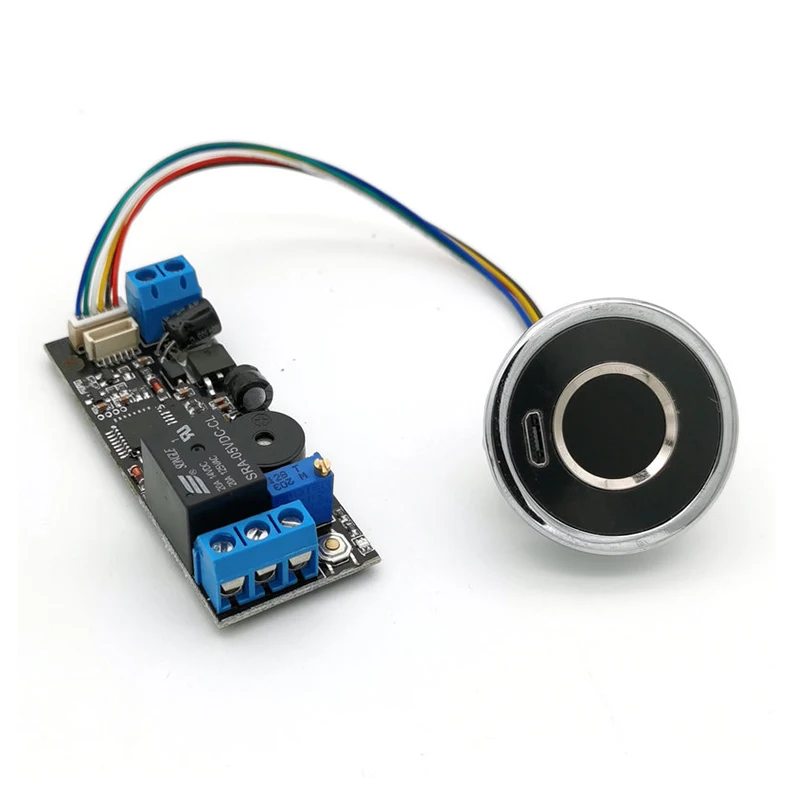 

K202+R501 DC12V Low Power Consumption Fingerprint Control Board + R501 Fingerprint Module