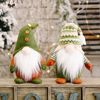 

1 Pcs Santa Faceless Doll Christmas Decorations For Home Merry Christmas Ornament Xmas Gifts Navidad 2020 Happy New Year 2021