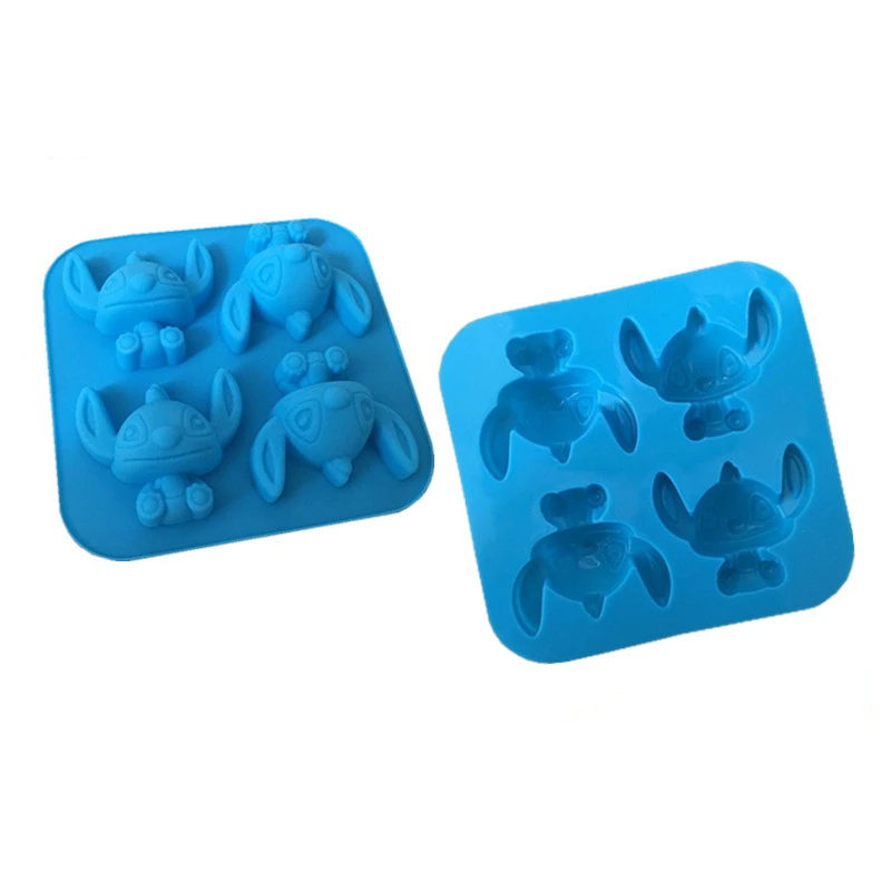 

4 Even Cartoon Stitch Stitch Star Baby Silicone Molds Cake Chocolate Handmade Soap Mold DIY Kitchen Accessories Baking Tools