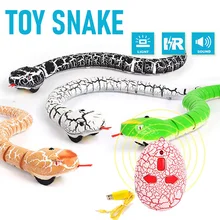 Serpent télécommandé à infrarouge RC, jouet de collation, Simulation réaliste de serpent à sonnette, robot cary, jouet de farces pour enfants de 6 ans et plus