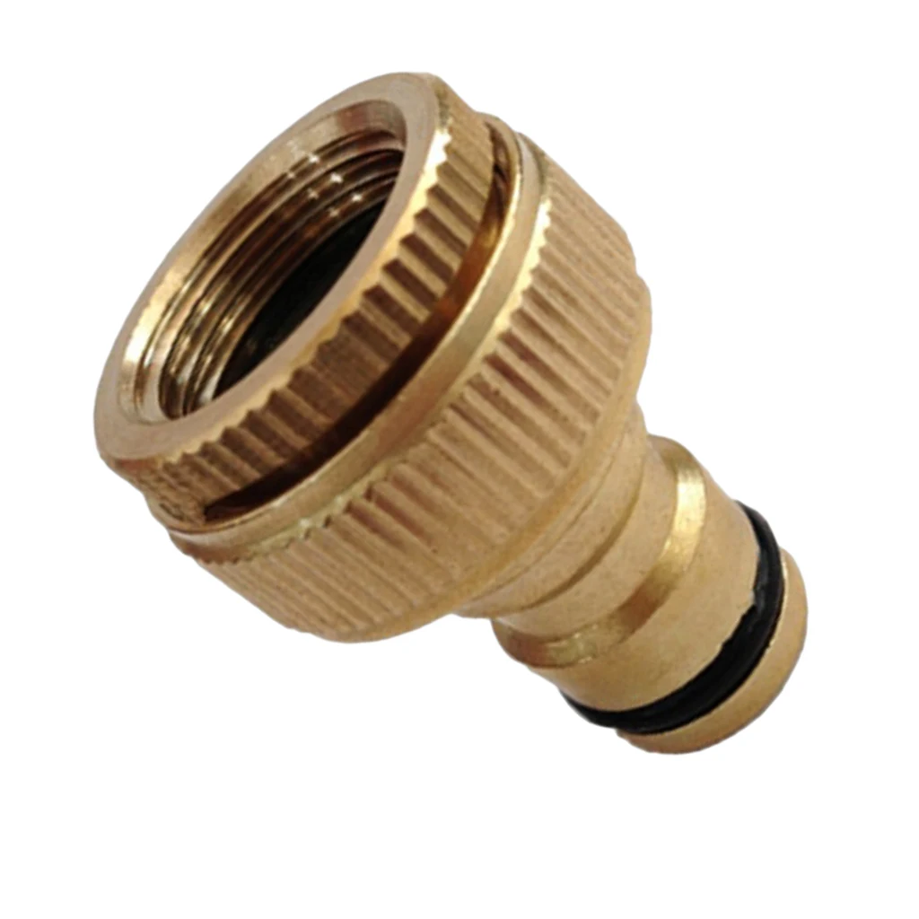 

Garden Hose Tap Connector 3/4'' And 1/2'' Outdoor Threaded Brass