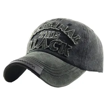 

Original black Trucker Brand Snapback Caps MaLe Vintage Embroidery Casquette Bone Black Hat fishingCaps golf Cap cotton Hats