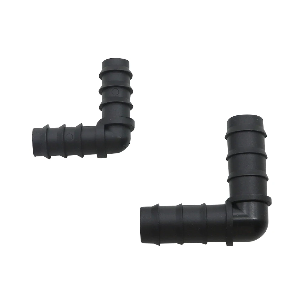 DN16 DN20 Elbow Barbed Garden Water Connectors 90 Degree Angle Bend Joints Garden Agriculture Fittings Hose Connectors 10Pcs