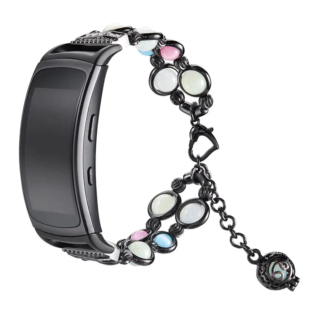 

2019 Applicable To Charge2 Bracelet Luminous Luminous Bead Pure Handmade Watch With Metal Strap Night Light Beauty