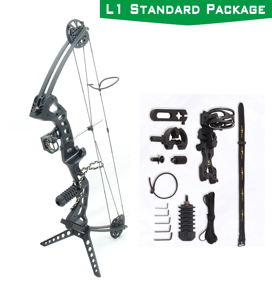 Compound pulley bow and arrow set 35 70 pounds adjustable bow and arrow