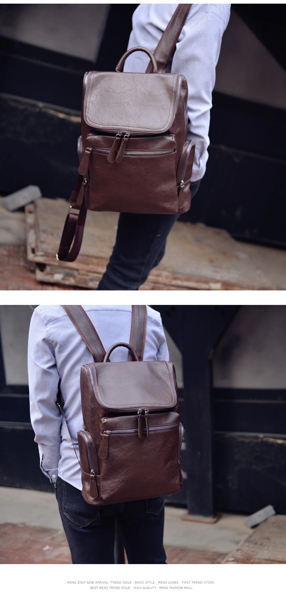 Рюкзак для ноутбука из искусственной кожи 15,6, рюкзак для ноутбука, мужской рюкзак Mochilas, черные кожаные рюкзаки, мужские сумки, рюкзак для путешествий, школьный рюкзак
