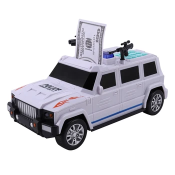 

Moneybox Paper Money Box Kids Big Safe Saving Coin Box Large Music Toy Music Password Cash Truck Car Piggy Bank B