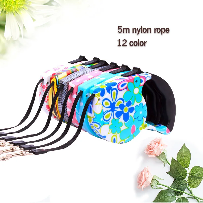 12 Color Dog Harness ABS Automatic Retractable Belt Line Puppy Collar Leash Patrol Rope Walk Cat Traction Supplies Pet Products | Дом и сад