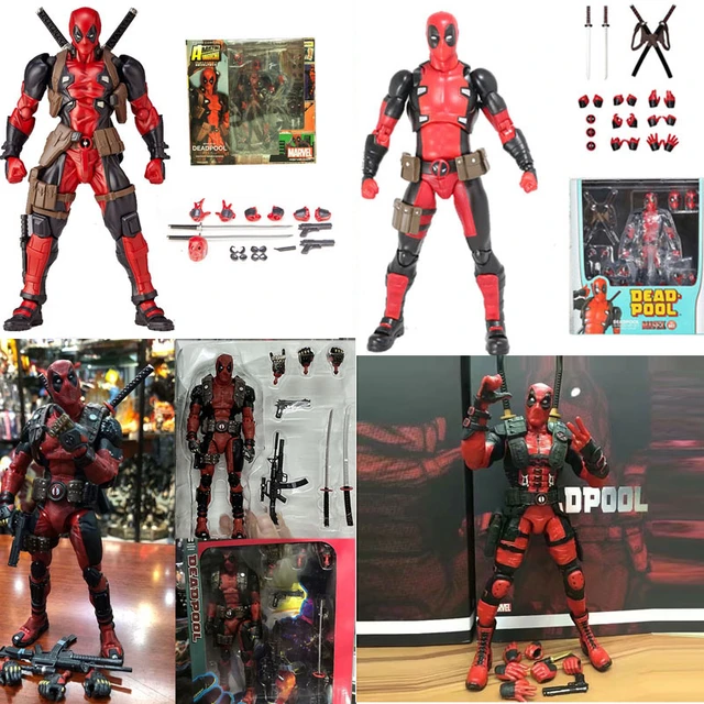 Marvel Epic Deadpool Action Figure Super Hero Revoltech Deadpool Figure  Ultimate Collectible Model Toys Doll Gift - Action Figures - AliExpress