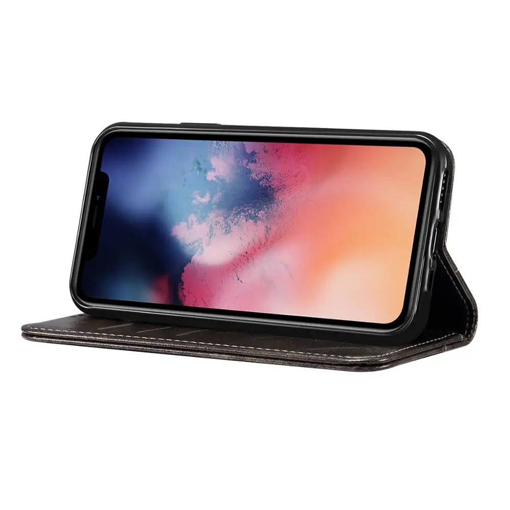 Роскошный Винтажный чехол Кошелек из искусственной кожи для iPhone 11 12 Pro 6S 7 8 Plus X XS Max