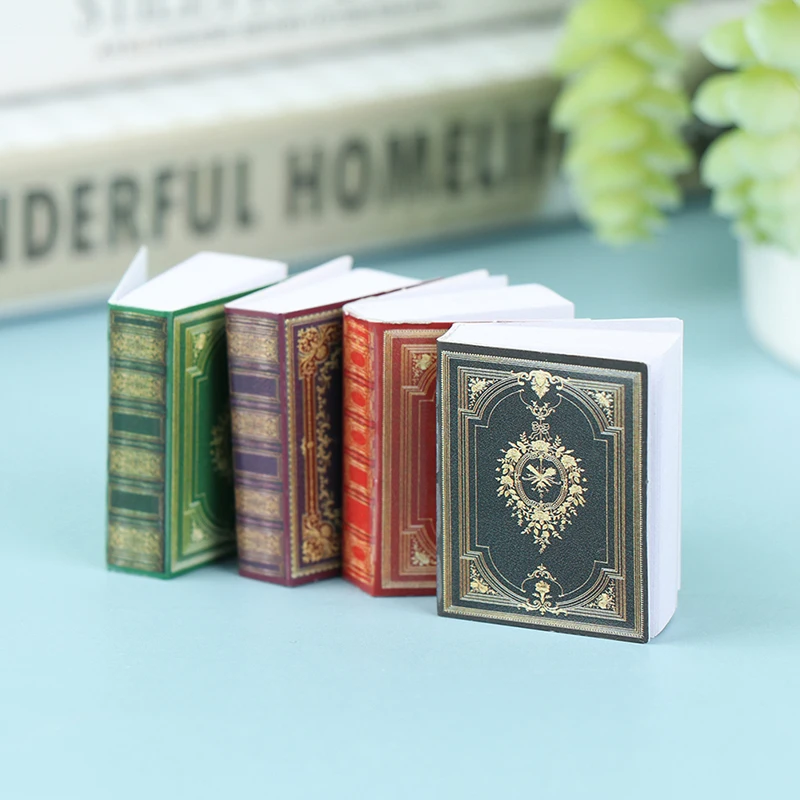 1:12 Dollhouse Miniature Book Classic Flip Book Model Scene Decor Accessories Kids Birthday Gifts plush doll accessories doll accessories dollhouse violin crafts dollhouse christmas lights