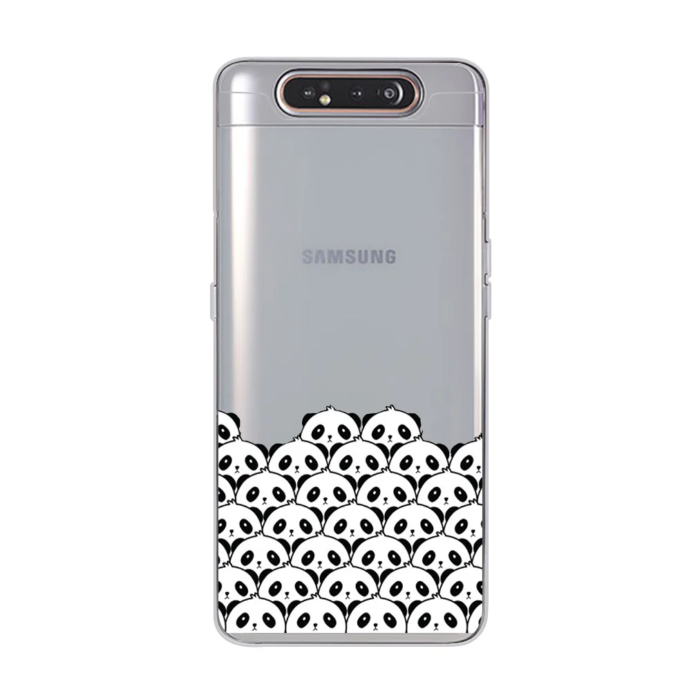 WM05063 Чехол для телефона ciciber для samsung Galaxy A50 A70 A80 A40 A30 A20 A60 A10 A20e, мягкий силиконовый чехол из ТПУ с изображением жирафа, слона, панды - Цвет: WM05063
