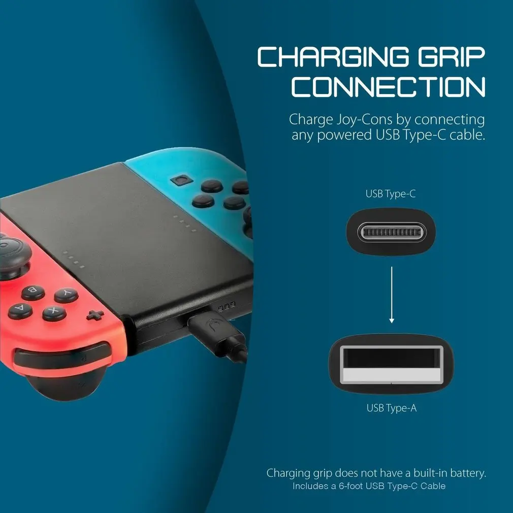 Для nintendo Switch Joy Con удобная ручка контроллер зарядное устройство ручка держатель аксессуары для игр