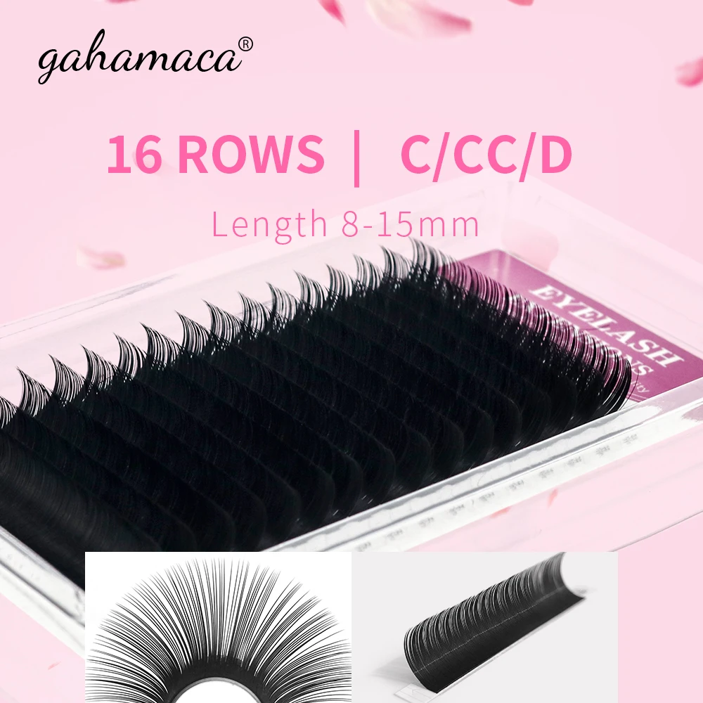 Russian Volume Eyelash-Lash Extension-Cilia Mink Classic Natural Individual GAHAMACA
